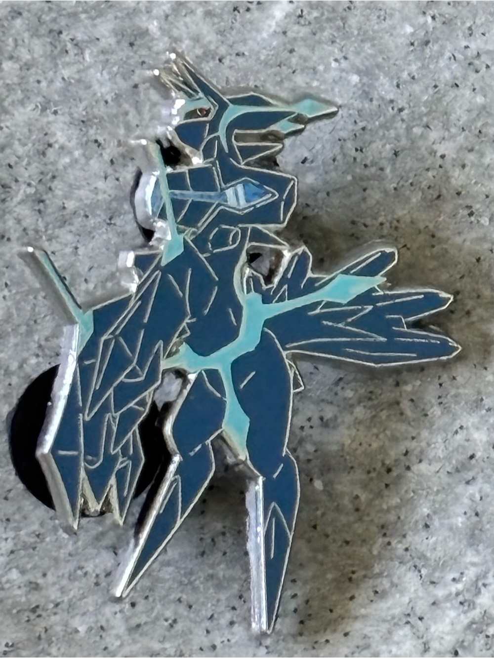 ORIGIN FORME DIALGA POKEMON PIN FLAIR FLARE Blue Enamel Accent Silvertone